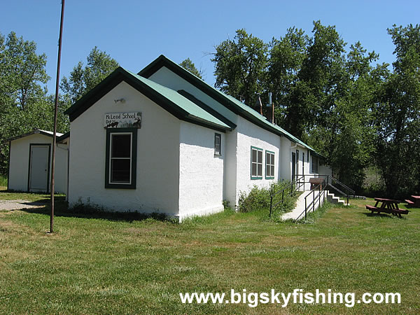 The School in McLeod, Montana