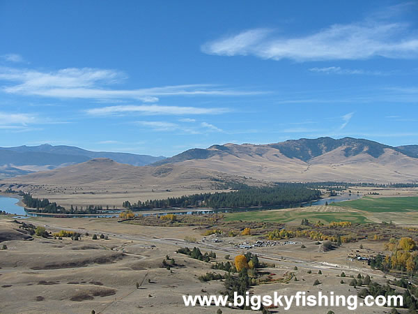 Looking Down on the Flathead River