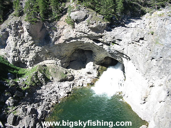 Natural Falls in Montana