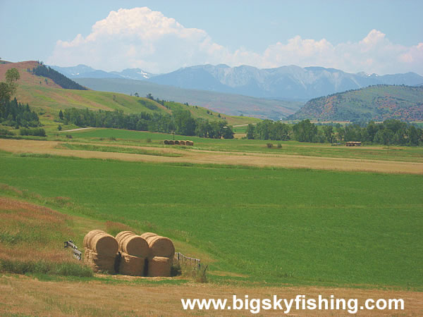 Agricultural Fields in the Boulder Valley of Montana