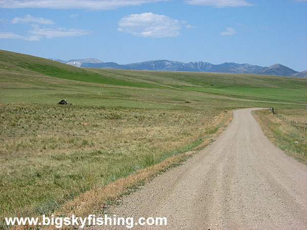 Lonely Road Through the Prairie