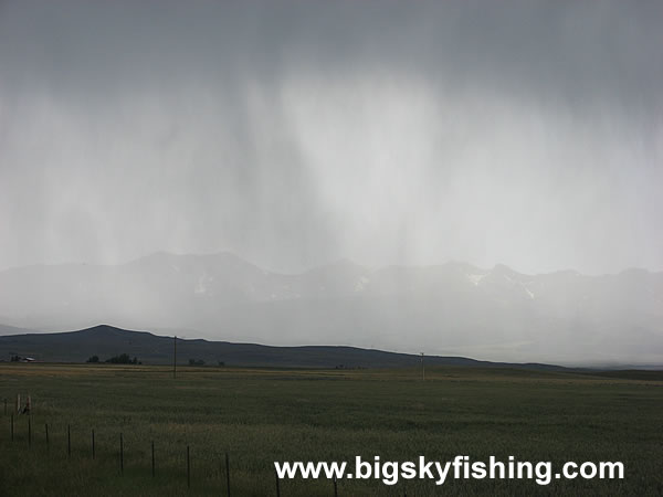 Thunderstorm Along the Bridger Mountains Scenic Drive