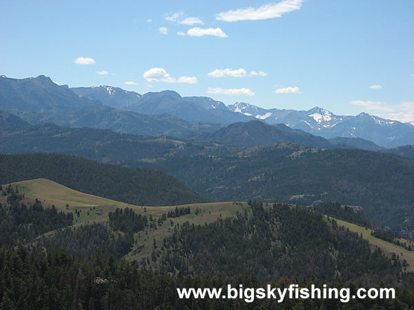 Mountains of the North Absaroka Wilderness in Wyoming