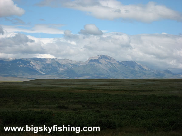 The Rocky Mountain Front Outside of Choteau, Montana