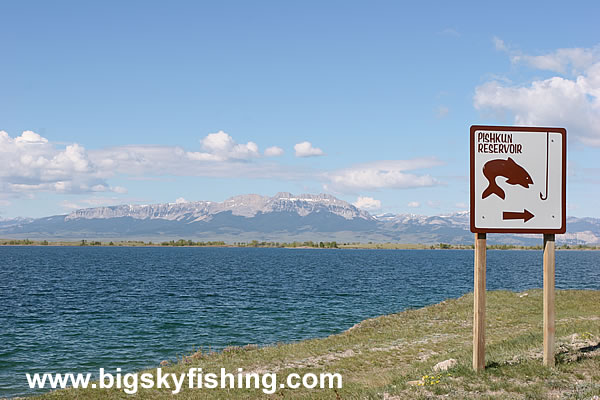 Pishkun Reservoir in Central Montana