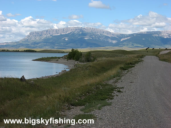 First View of Pishkun Reservoir