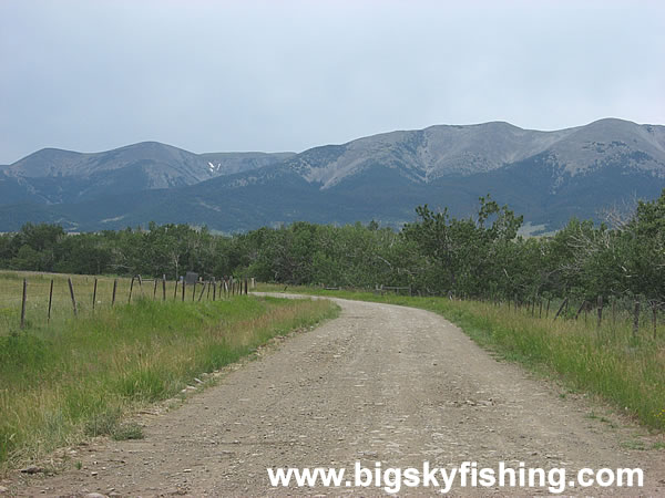 Approaching the Crazy Mountains