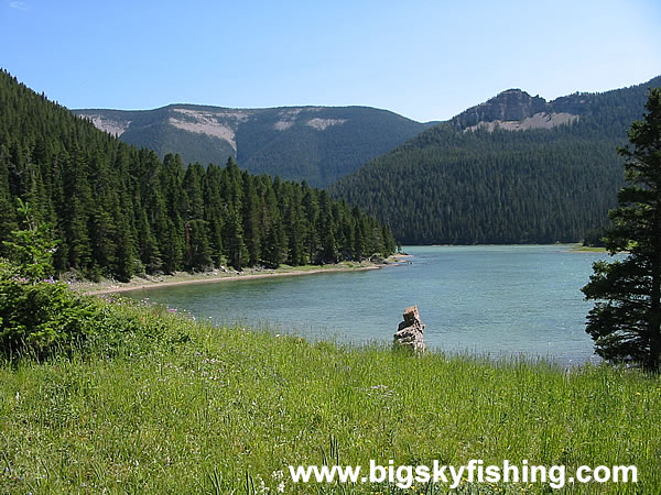 Crystal Lake and the Big Snowy Mountains, Photo #1