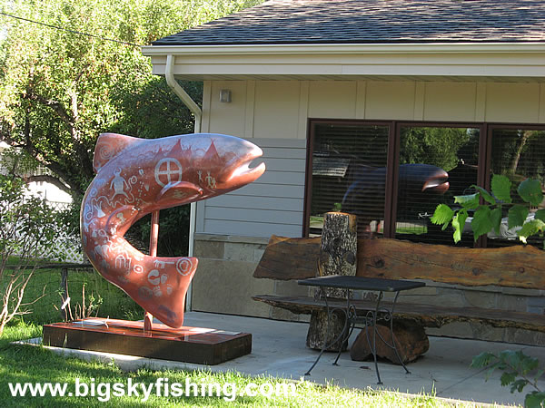 Trout Statute in Ennis, Montana