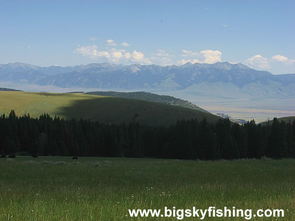 Looking Down on the Madison Valley