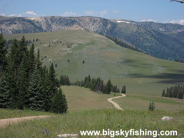 Nearing "Devils Lane" on the Gravelly Range Road