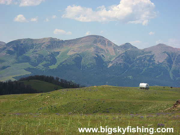 Sheepherders Wagon in the Gravelly Range