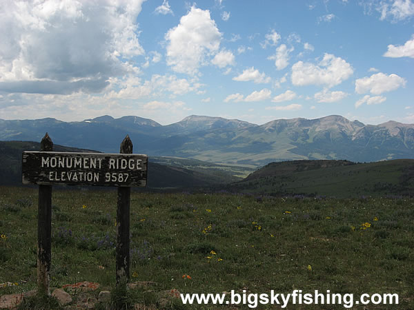 Monument Ridge in the Gravelly Range