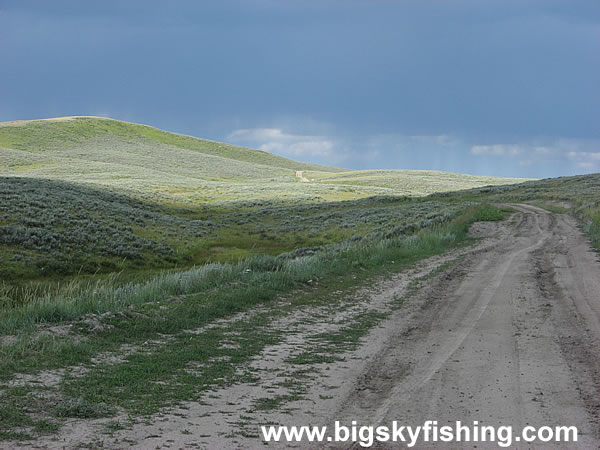 Entering the Centennial Valley of Montana