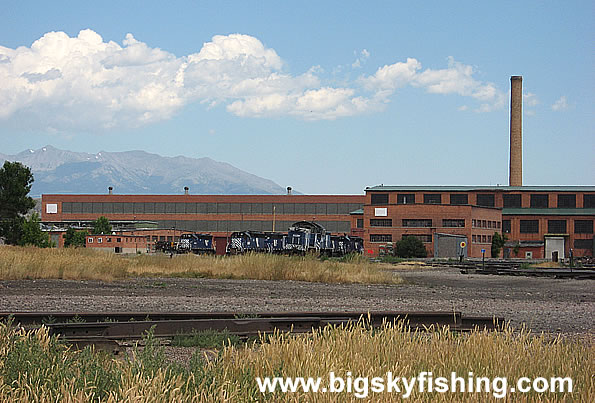 Montana Rail Link Yard in Livingston