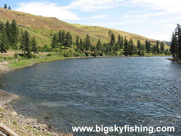 Grassy Hills Along the Middle Fork Clearwater River in Idaho