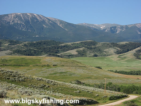 Rolling Foothills of the Beartooth Mountains in Montana #2