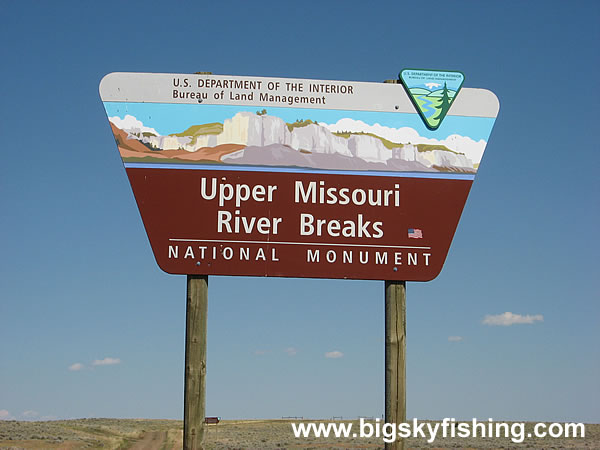Entering the Upper Missouri River Breaks National Monument
