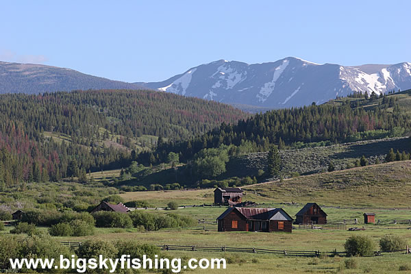 Old Buildings Along the Mt. Haggin Scenic Drive