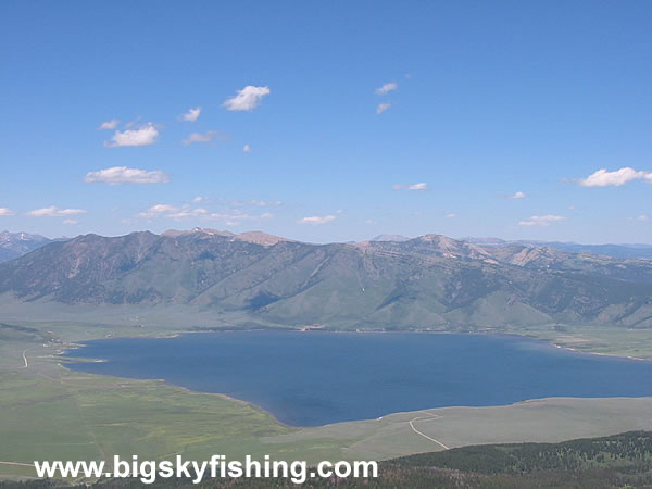 Henry's Lake Seen From Sawtell Peak Summit