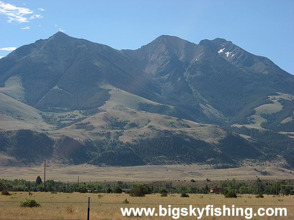 Peaks of the Absaroka Range in the Paradise Valley