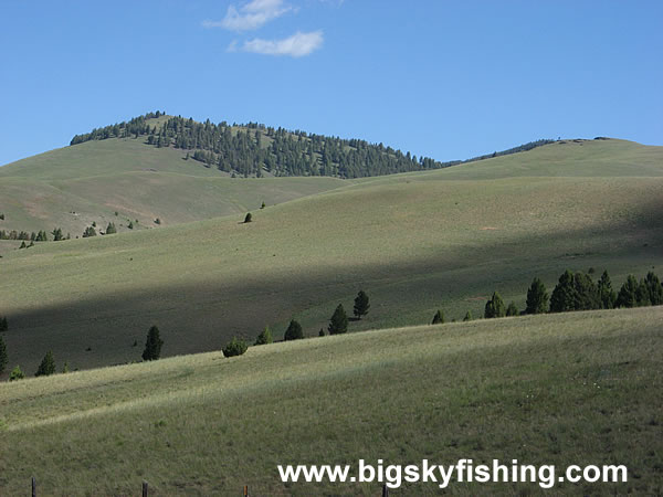 Rolling Hills of the John Long Mountains in Montana