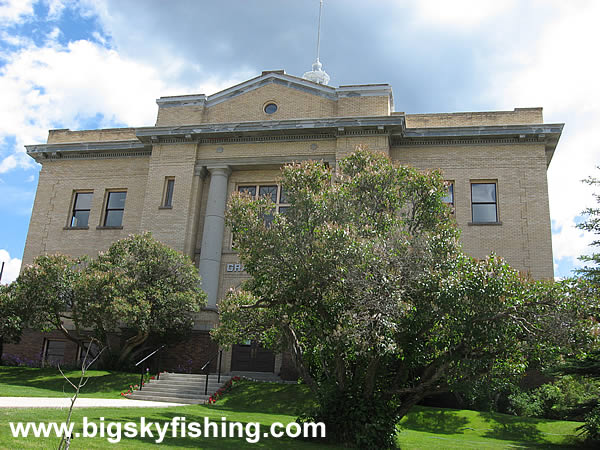 The Granite County Courthouse in Philipsburg, Montana