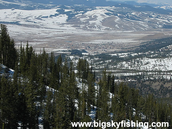 Looking Down on the Philipsburg Valley