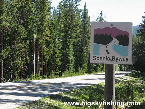 The Pioneer Scenic Byway Road Sign