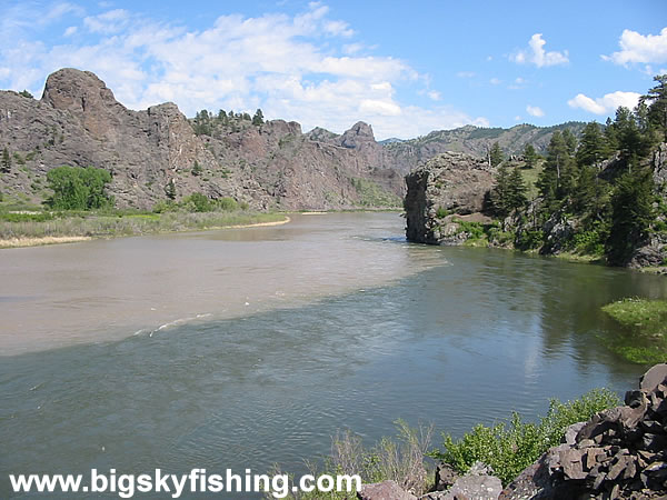 Missouri River Confluence with the Dearborn River