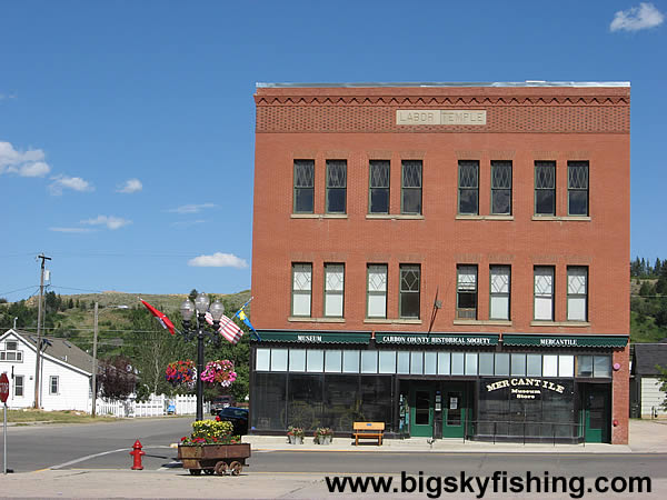 Attractive Red Brick Building in Red Lodge, Montana
