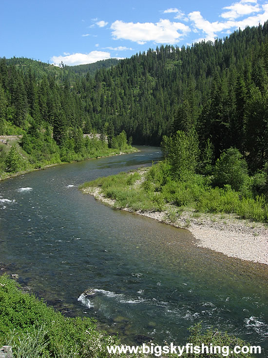 The St. Joe River in Idaho