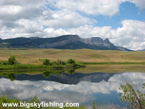 Nilan Reservoir & The Rocky Mountain Front