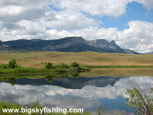 Nilan Reservoir & The Rocky Mountain Front