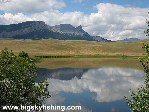 Nilan Reservoir & The Rocky Mountain Front in Montana