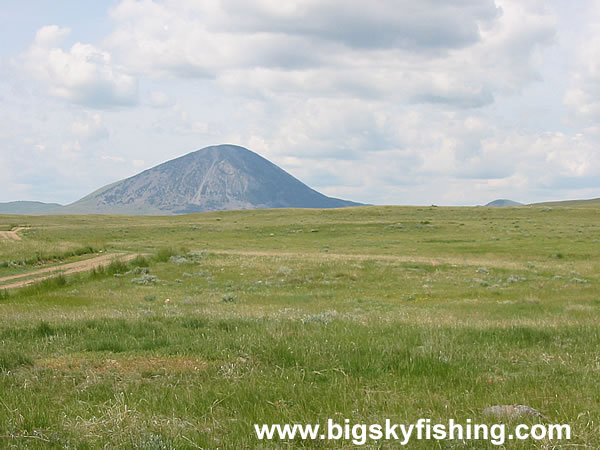 West Butte Rises Above the Prairie