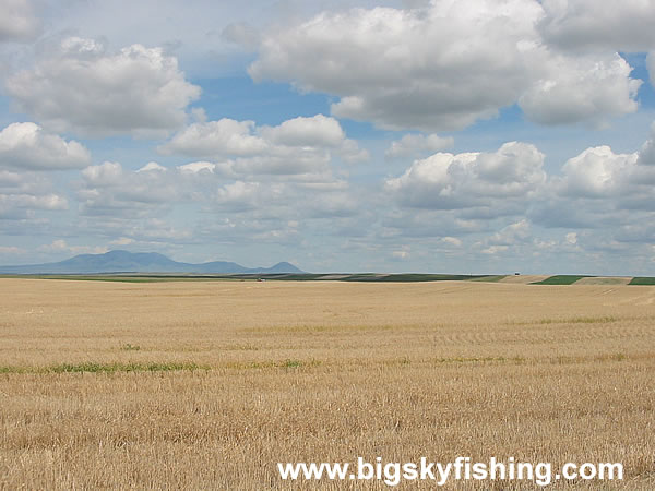 Sweet Grass Hills Seen From US Highway 2