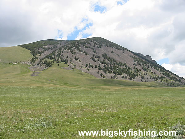 West Butte in the Sweet Grass Hills of Montana