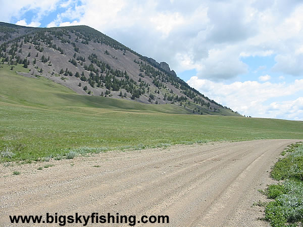 Near West Butte in the Sweet Grass Hills of Central Montana