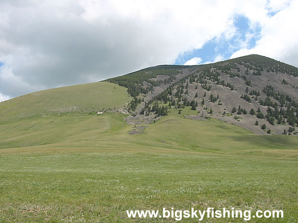 West Butte in the Sweet Grass Hills of Central Montana