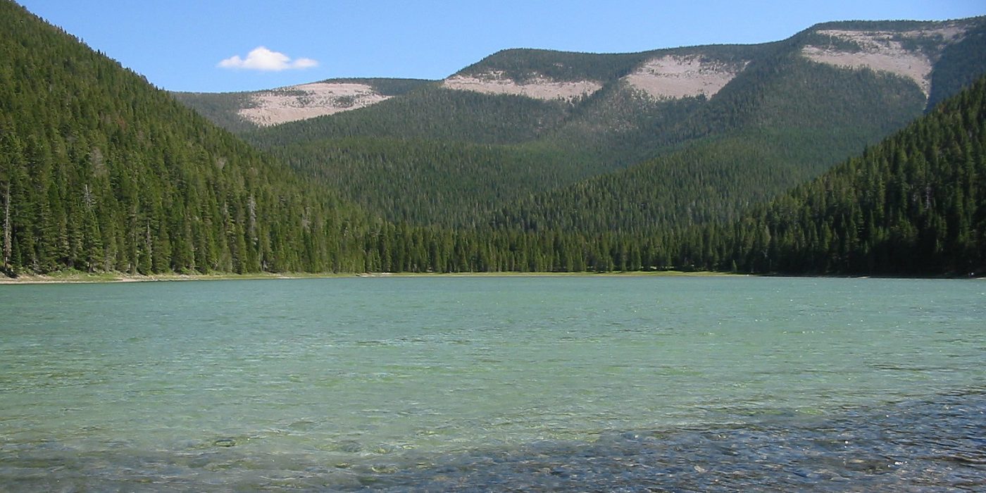 Crystal Lake in Central Montana