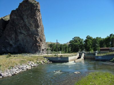 Barrett's Dam on the Beaverhead River