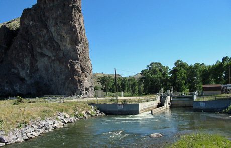 Barrett's Dam on the Beaverhead River