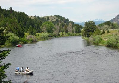 Fishing the Big Hole River near Wise River, Montana