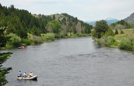 Fishing the Big Hole River near Wise River, Montana