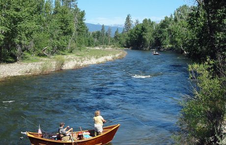 Fly Fishing on the Bitterroot River at Memorial Fishing Access Site