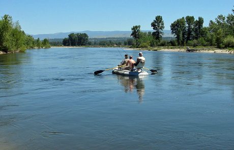 Fishing on the Bitterroot River in Montana