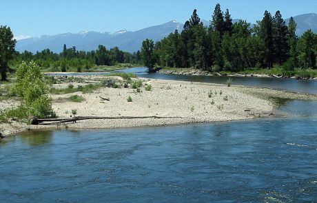 The Bitterroot River at Bell Crossing Fishing Access Site