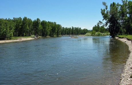 The Bitterroot River at Chief Looking Glass Fishing Access Site