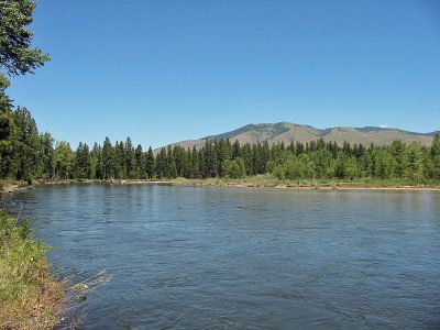 The Bitterroot River near Florence, Montana